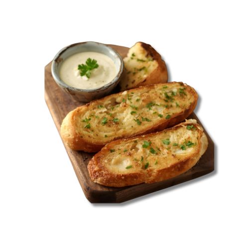 Plain Garlic Bread with Dip